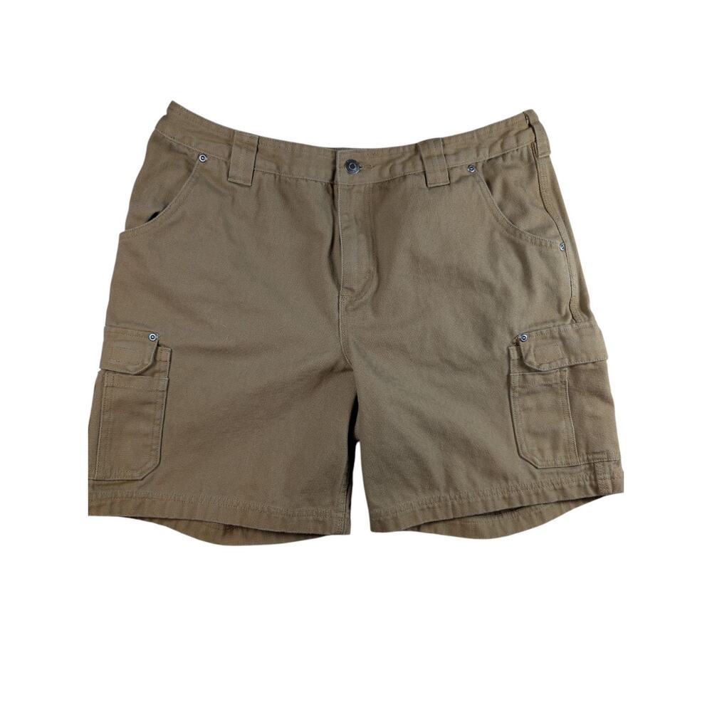 Duluth Trading Co. Carpenter Shorts Jorts Womens Size 16X8 Flex Cargo Work Y2k